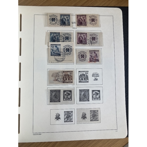 319 - STAMPS GERMANY A used WWI & WWII collection in a printed Lighthouse album with Plebiscite issues inc... 