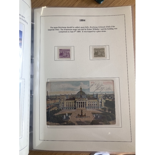 321 - STAMPS GERMANY A Tour Round Berlin, a wonderfully displayed collection in a Lighthouse album with co... 