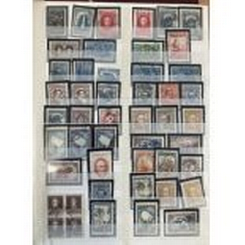 17 - STAMPS South and Central America mint and used in two stock book, some duplication but good represen... 