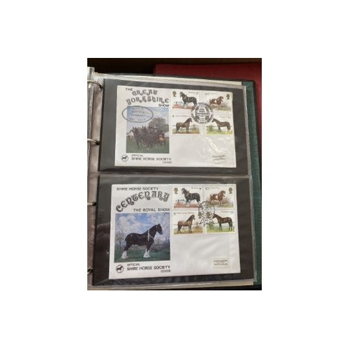 35 - STAMPS Large glory box of part collections, FDC's, Presentation packs plus over £60 GB face