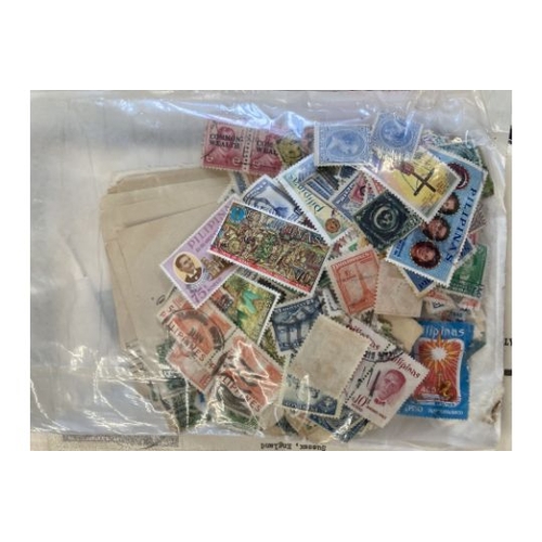 434 - STAMPS PHILIPPINES Accumulation of commercial and FDC's plus a quantity of stamps on pages and stock... 