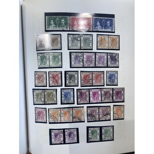 1 - STAMPS British Commonwealth used collection in three albums, starting with Aden Dhows, extensive ran... 