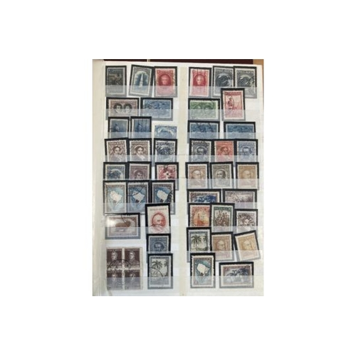 10 - STAMPS South and Central America mint and used in two stock book, some duplication but good represen... 