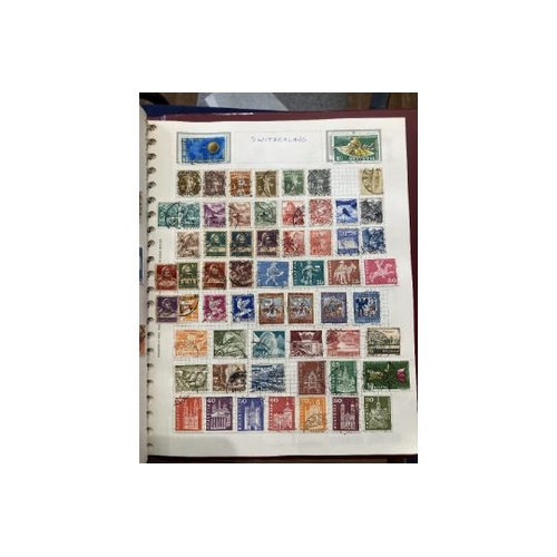 5 - STAMPS : Mixed All World box of albums including many early stamps India, Australia etc