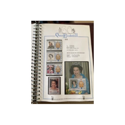 150 - STAMPS Royalty collection in various albums including the odd coin cover