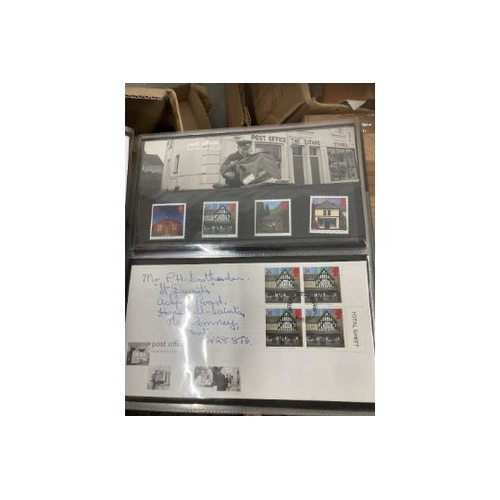 171 - Great Britain First Day Covers in six albums mainly hand addressed 80' and 90's. plus a few presenta... 