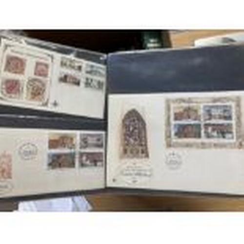 174 - STAMPS CHARITY Large glory box of albums, pages covers etc. Worldwide,. Being sold on behalf of 