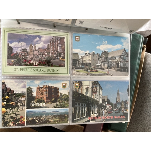 97 - Five albums of mainly modern postcards (100's)