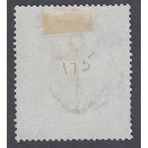 263 - STAMPS GREAT BRITAIN 1883 2/6 lilac on BLUED paper, fine used with RPS Cert Sg 175, Cat £1,500