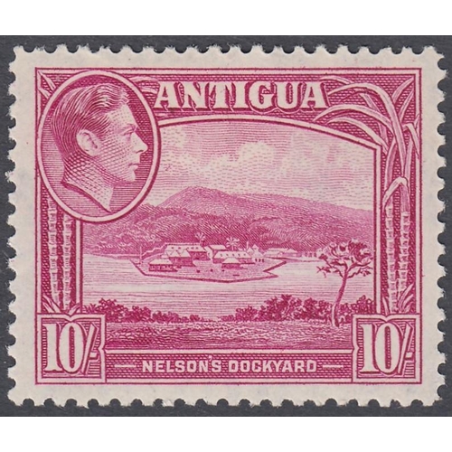 353 - STAMPS ANTIGUA 1938 GVI definitive set of twelve, lightly mounted mint, SG 98-109. Cat £130