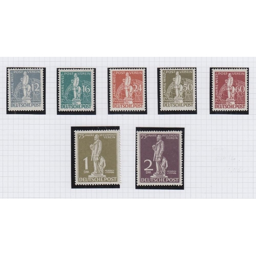 464 - STAMPS WEST BERLIN A fine mint & used collection in an album with many of the better sets, including... 