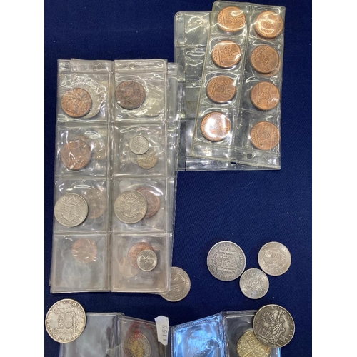 676 - Mixed lot of various coins including REPLICA Foreign and early UK coins