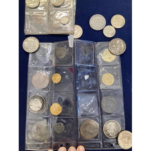 676 - Mixed lot of various coins including REPLICA Foreign and early UK coins