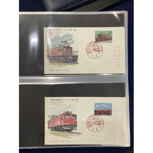 115 - STAMPS Railway covers and related ephemera in four albums