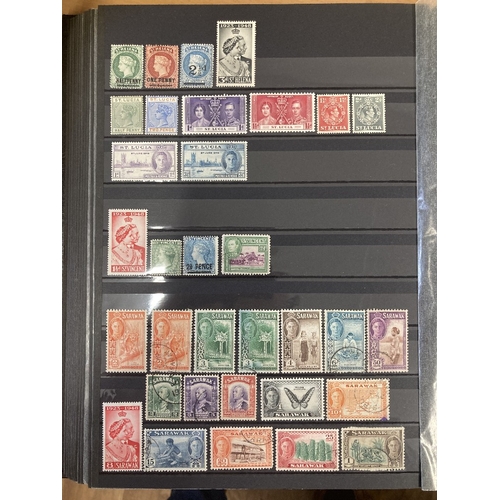 42 - STAMPS British Commonwealth mint and used in stockbook QV to GVI, mainly lower values but does inclu... 