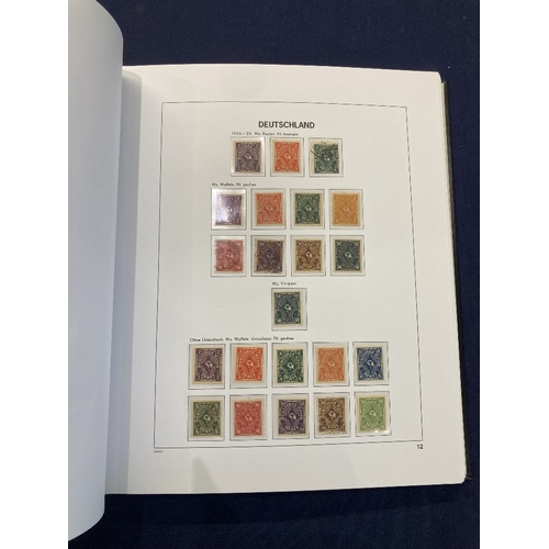 456 - STAMPS GERMANY Mint and used collection in nine printed albums including decent 1872-1945 in Davo al... 