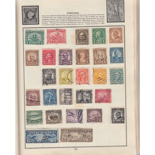 537 - STAMPS USA Selection of early issues on two stock pages together with small album warrants viewing