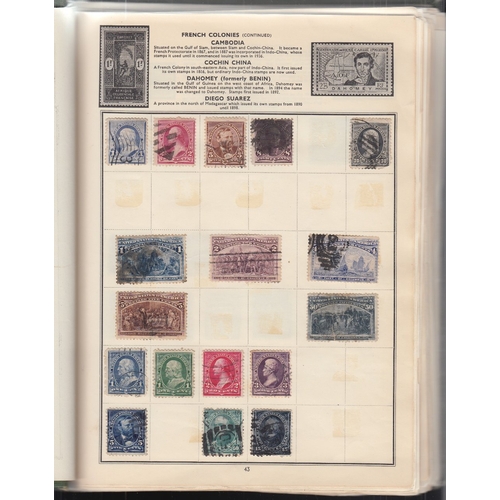 537 - STAMPS USA Selection of early issues on two stock pages together with small album warrants viewing