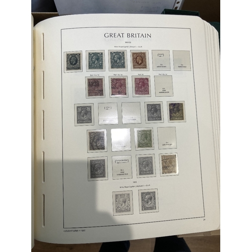 223 - STAMPS GREAT BRITAIN Five Lighthouse hinge-less printed albums for issues from 1840 to 2015, some vo... 