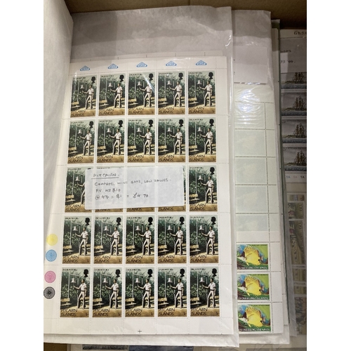 37 - STAMPS BRITISH COMMONWEALTH, box with duplicated U/M modern issues with Pitcairn Is, Papua, Norfolk ... 