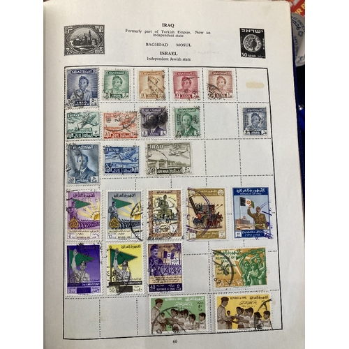 38 - STAMPS WORLD, box with Commonwealth & foreign issues housed in seven albums or stockbooks. Some usef... 