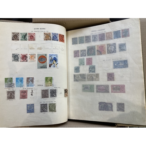 44 - STAMPS BRITISH COMMONWEALTH, box various albums including Imperial album (vol II) for issues from 19... 