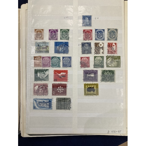 455 - STAMPS GERMANY Mint & used selection on 77 stock or album pages, mostly 1940s & 1950s period with ma... 