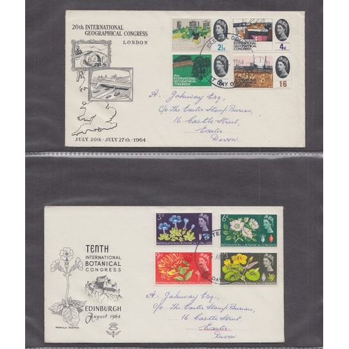 317 - STAMPS Small accumulation of FDC's 1953 Coronation to 1992 Castles, including a good 1958 Games with... 