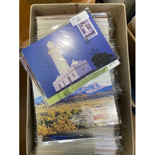 365 - STAMPS AUSTRALIA Small box of used Maxicards 2008-2016 priced to sell at £1,000 +