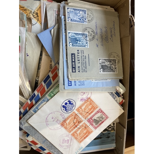 178 - STAMPS ADEN Accumulation of hundreds of covers and cards various frankings including both internal a... 