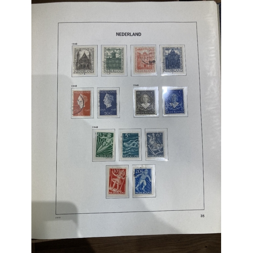 24 - STAMPS World box of albums and stock books, including Greece, Belgium, New Zealand, Poland, Norway, ... 