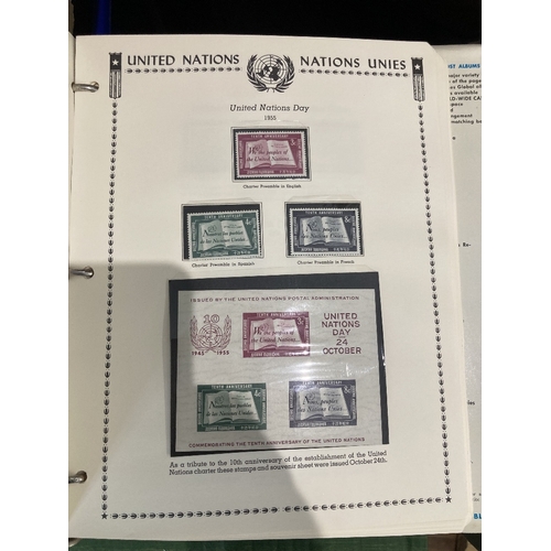 99 - STAMPS Mixed box including Switzerland and UN albums, couple of GB year packs plus some philatelic a... 