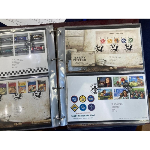 321 - STAMPS Three albums of First Day Covers 1993-2009