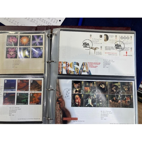 321 - STAMPS Three albums of First Day Covers 1993-2009