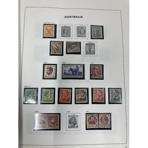 364 - STAMPS AUSTRALIA Used collection in printed DAVO album 1913 - 1988, including £1 grey Roo good range... 