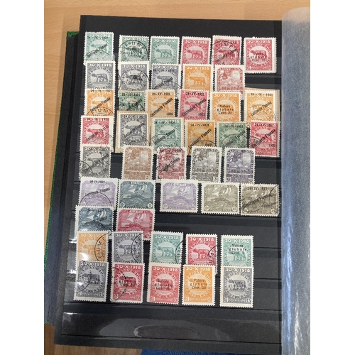 446 - STAMPS FIUME 1918 to 1924 mint & used collection in a stockbook with many better and useful stamps. ... 