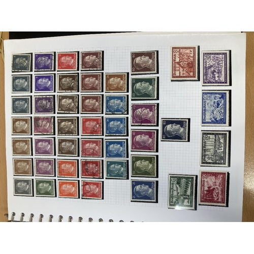 454 - STAMPS GERMANY 1872 to 1970s mint and used collection in an album, with some useful Third Reich issu... 