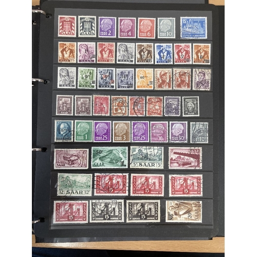 461 - STAMPS GERMANY Two albums and stockbook of Germany mint and used, mainly post WWII but there are som... 