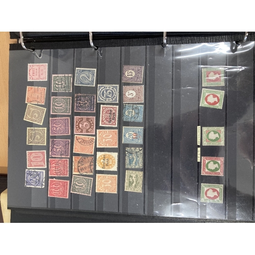 461 - STAMPS GERMANY Two albums and stockbook of Germany mint and used, mainly post WWII but there are som... 