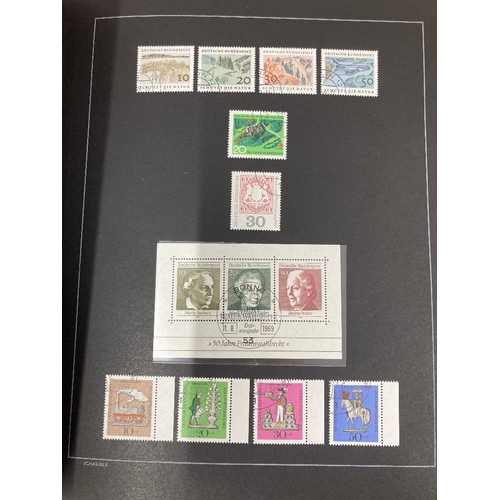 461 - STAMPS GERMANY Two albums and stockbook of Germany mint and used, mainly post WWII but there are som... 