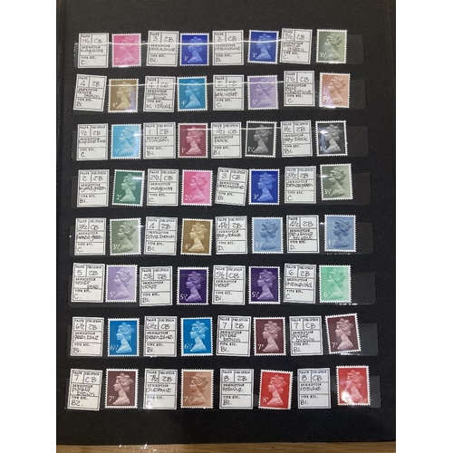 284 - STAMPS GREAT BRITAIN Specialised Machin collection including regional unmounted mint, well written u... 