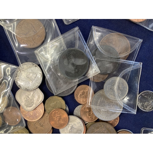 694 - COINS Mixed accumulation of World and UK coins , some interesting coins noted , Ethiopia coin set, 1... 