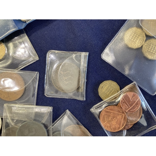 694 - COINS Mixed accumulation of World and UK coins , some interesting coins noted , Ethiopia coin set, 1... 