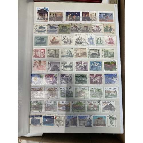 82 - STAMPS ALL WORLD used accumulation in sixteen stockbooks