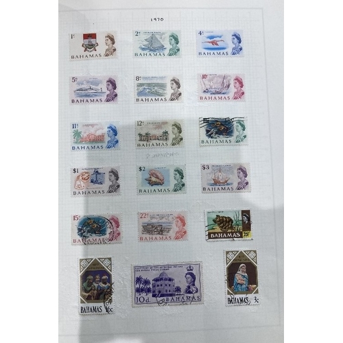 91 - STAMPS Mixed box of World and Commonwealth in various albums, some better stamps spotted but conditi... 