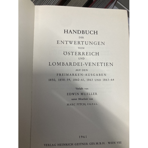 155 - AUSTRIA, Edwin Mueller's handbook for cancellations of Austria & Lombardy-Venetia for stamp issues f... 