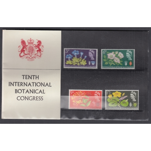 292 - STAMPS GREAT BRITAIN 1964 Botanical presentation pack good condition