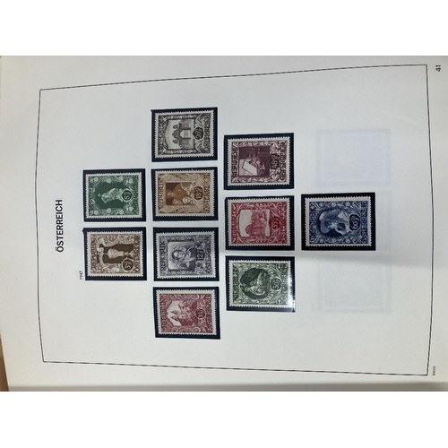 375 - STAMPS AUSTRIA Mint collection 1940's onwards in Davo album, no earlies but great for expansion