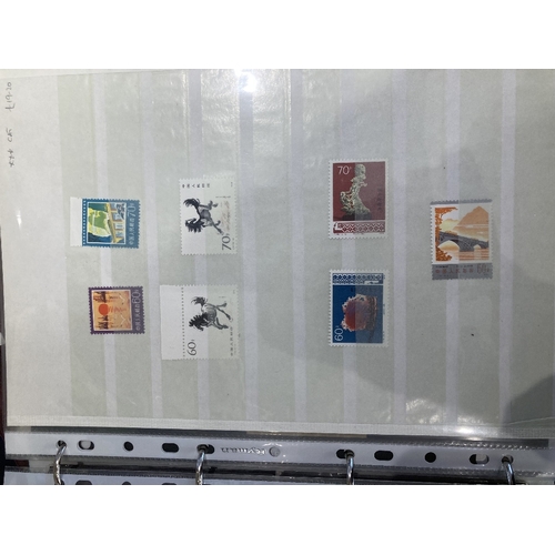 412 - STAMPS CHINA Four cover albums with various modern FDCs, postal stationery, maxi cards, some mint st... 