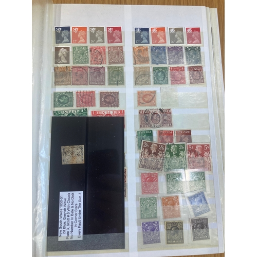 219 - STAMPS GREAT BRITAIN Stock book of mint and used QV to QEII, reasonable amount of face noted, plus m... 